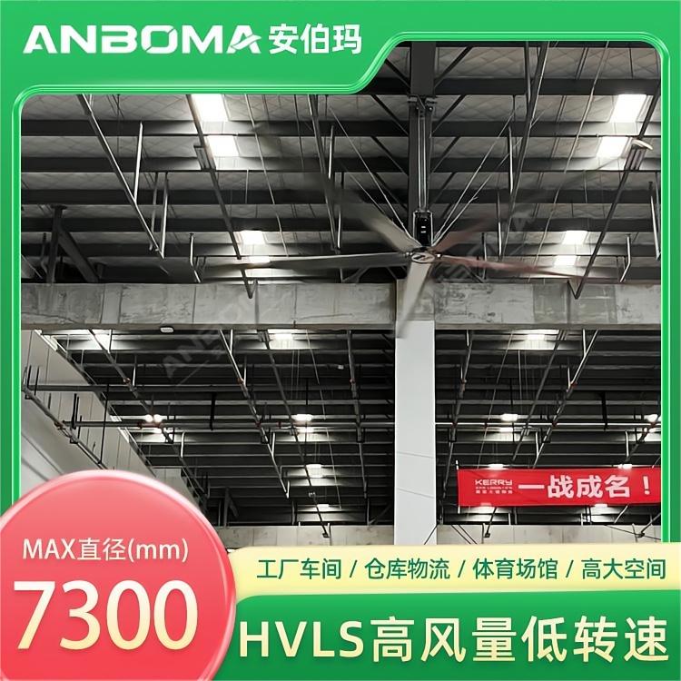 型材加工车间夏季降温改造方案-安伯玛永磁工业大风扇应用现场