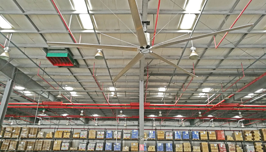 物流仓库用大型工业吊扇