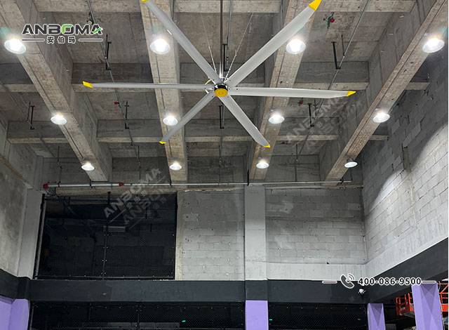 工业大风扇在篮球馆应用实景