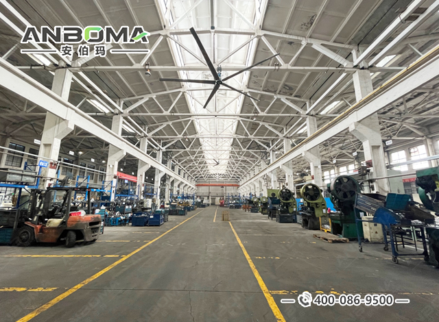 工业大风扇在大型工业厂房的应用优势